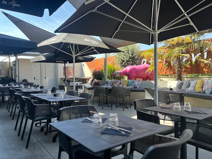 Terrasse conviviale du NM